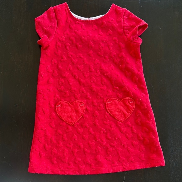 Cat & Jack Other - Cat & Jack Red Flutter Sleeve Sheath Dress